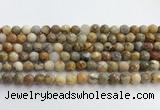 CAA5291 15.5 inches 6mm faceted round crazy lace agate beads wholesale