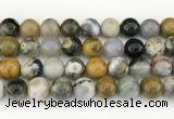 CAA5334 15.5 inches 12mm round ocean agate beads wholesale