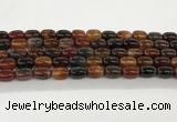 CAA5350 15.5 inches 10*14mm drum agate gemstone beads