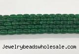 CAA5355 15.5 inches 10*14mm drum agate gemstone beads