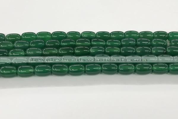 CAA5355 15.5 inches 10*14mm drum agate gemstone beads