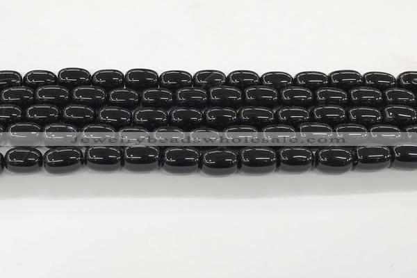 CAA5356 15.5 inches 10*14mm drum agate gemstone beads