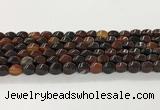 CAA5360 15.5 inches 8*12mm twisted rice agate gemstone beads