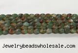 CAA5361 15.5 inches 8*12mm twisted rice agate gemstone beads