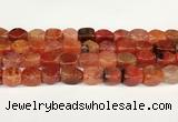 CAA5373 15.5 inches 10*12mm - 11*16mm faceted nuggets agate beads