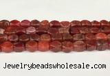 CAA5374 15.5 inches 10*12mm - 11*16mm faceted nuggets agate beads