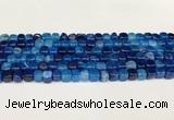 CAA5382 15.5 inches 6*7mm - 8*8mm nuggets agate gemstone beads