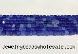 CAA5384 15.5 inches 6*7mm - 8*8mm nuggets agate gemstone beads