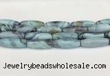 CAA5397 15.5 inches 13*40mm rice agate gemstone beads