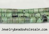 CAA5410 15.5 inches 15*15mm tube agate gemstone beads