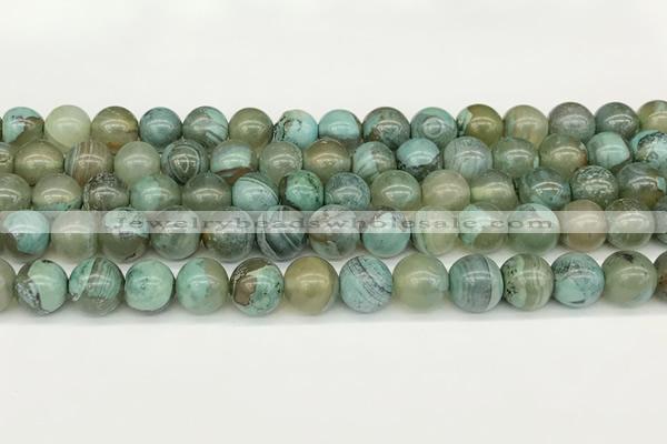 CAA5416 15.5 inches 10mm round agate gemstone beads