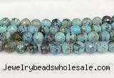 CAA5422 15.5 inches 14mm faceted round agate gemstone beads