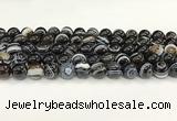 CAA5426 15.5 inches 12mm round agate gemstone beads