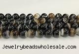 CAA5431 15.5 inches 14mm round agate gemstone beads