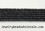 CAA5437 15.5 inches 6*8mm faceted rondelle agate gemstone beads