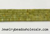 CAA5438 15.5 inches 6*8mm faceted rondelle agate gemstone beads