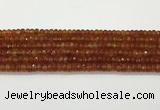 CAA5442 15.5 inches 6*8mm faceted rondelle agate gemstone beads