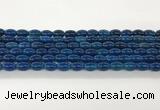 CAA5447 15.5 inches 8*12mm rice agate gemstone beads