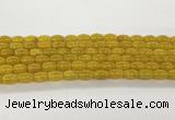 CAA5449 15.5 inches 8*12mm rice agate gemstone beads