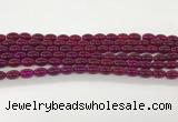 CAA5453 15.5 inches 8*12mm rice agate gemstone beads