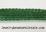 CAA5454 15.5 inches 8*12mm rice agate gemstone beads