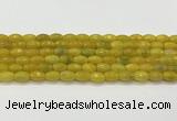 CAA5468 15.5 inches 8*12mm faceted rice agate beads