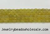 CAA5469 15.5 inches 8*12mm faceted rice agate beads