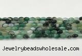 CAA5472 15.5 inches 8*12mm faceted rice agate beads