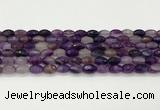 CAA5476 15.5 inches 8*12mm faceted rice agate beads