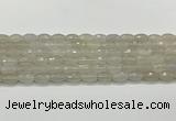 CAA5480 15.5 inches 8*12mm faceted rice agate beads