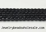 CAA5483 15.5 inches 8*12mm faceted rice agate beads