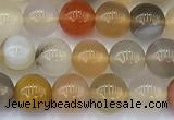 CAA5906 15 inches 6mm round colorful agate gemstone beads