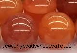 CAA5928 15 inches 14mm round red botswana agate beads