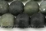 CAA6072 15 inches 8mm round matte moss agate beads