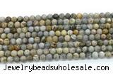 CAA6120 15.5 inches 4mm round bamboo leaf agate gemstone beads