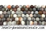 CAA6132 15 inches 8mm round Botswana agate beads wholesale