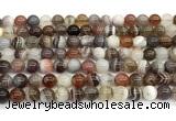 CAA6137 15 inches 4mm round Botswana agate beads wholesale