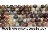 CAA6139 15 inches 8mm round Botswana agate beads wholesale