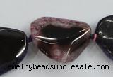 CAA621 15.5 inches 25*30mm freeform dragon veins agate beads