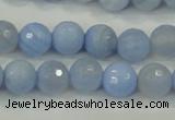 CAA738 15.5 inches 12mm faceted round blue lace agate beads wholesale