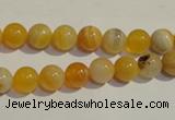 CAA88 15.5 inches 8mm round botswana agate gemstone beads