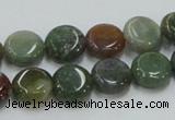 CAB129 15.5 inches 12mm coin india agate gemstone beads wholesale