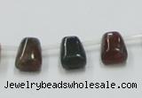 CAB130 15.5 inches 8*12mm trapezoid india agate gemstone beads