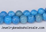 CAB221 15.5 inches 8mm round blue crazy lace agate beads