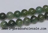 CAB384 15.5 inches 8mm round moss agate gemstone beads wholesale