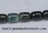 CAB392 15.5 inches 10*12mm column moss agate gemstone beads wholesale