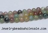 CAB431 15.5 inches 5mm round indian agate gemstone beads wholesale