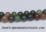 CAB432 15.5 inches 7mm round indian agate gemstone beads wholesale