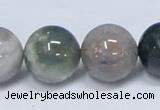 CAB436 15.5 inches 18mm round indian agate gemstone beads wholesale