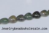 CAB452 15.5 inches 8*8mm heart indian agate gemstone beads